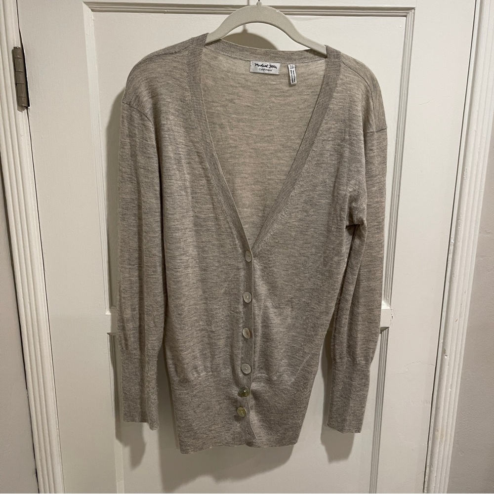 Michael Stars Cashmere Button Up Sweater